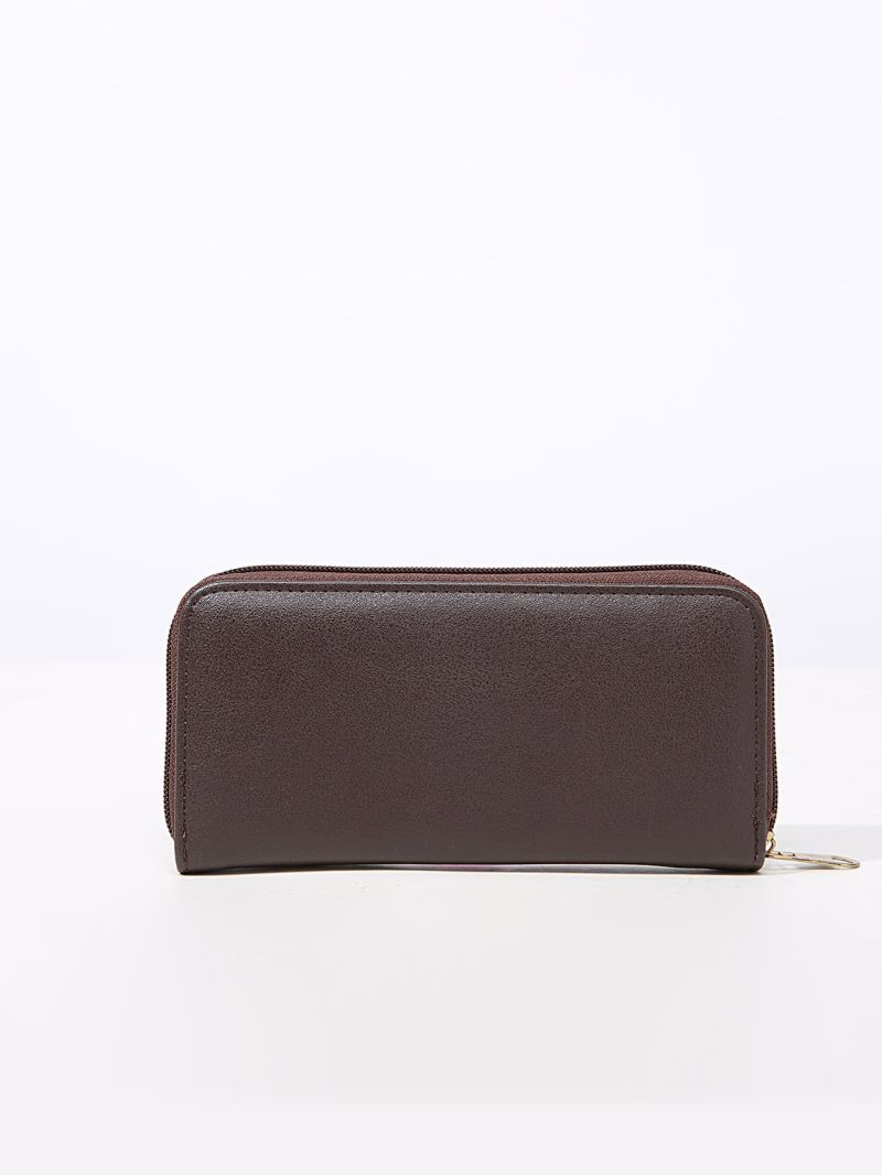 Litchi Embossed Long Wallet