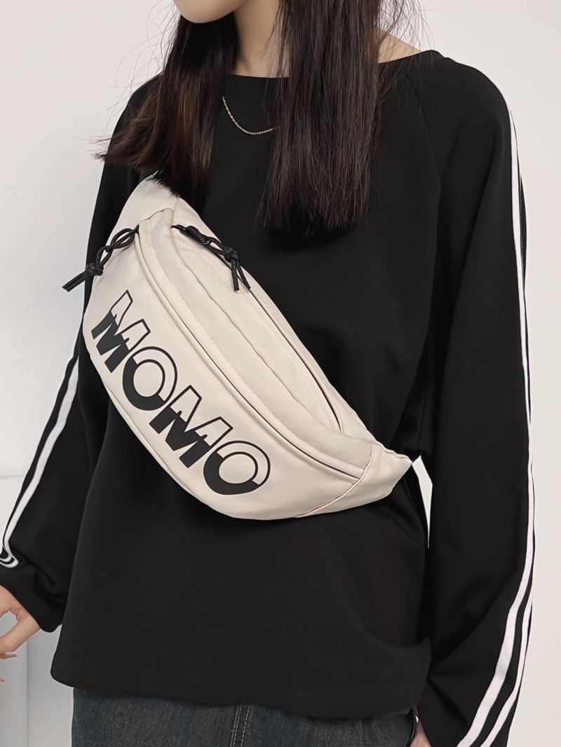 Letter Graphic Fanny Pack