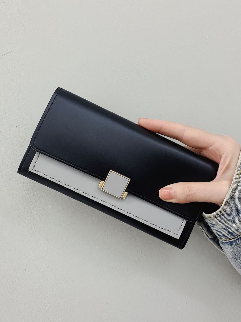 Two Tone Long Wallet