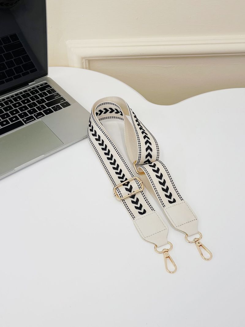 Geometric Pattern Bag Strap
