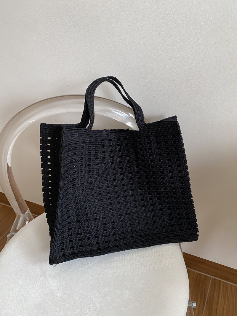 Hollow Out Shopper Bag