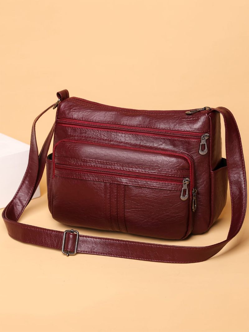 Zip Front Square Bag