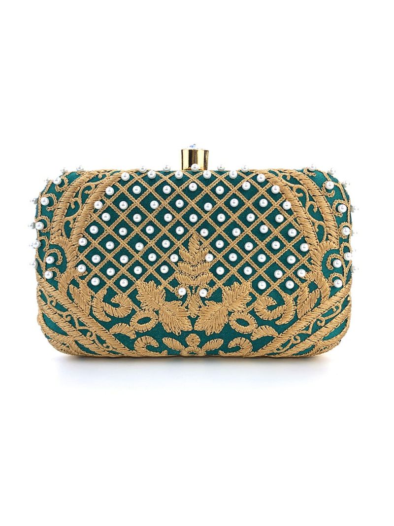 Mini Rhinestone Decor Chain Box Bag