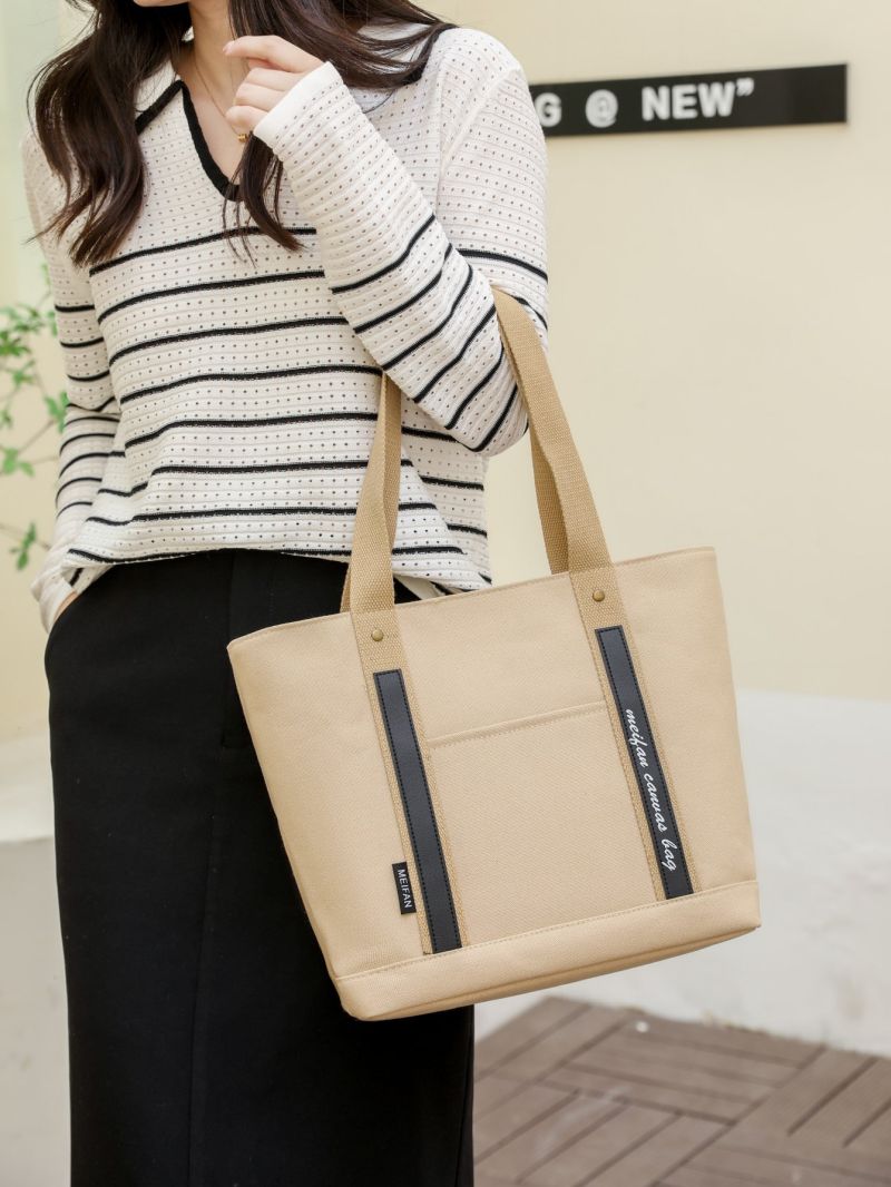 Letter Graphic Shoulder Bag
