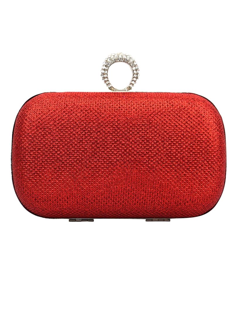 Mini Glitter Rhinestone Decor Box Bag