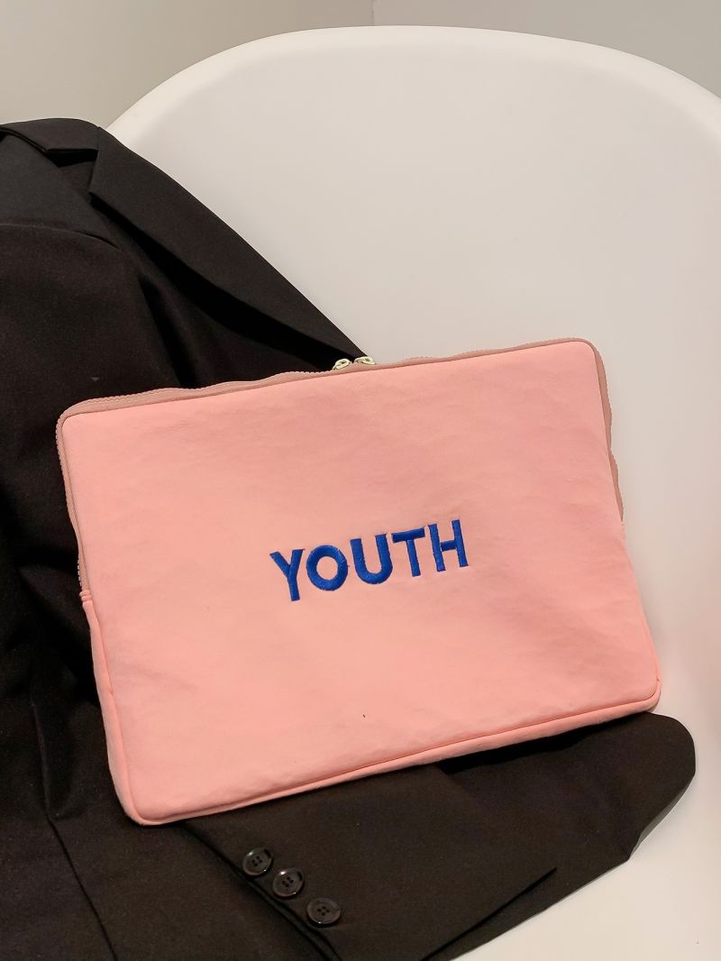 Letter Graphic Square Bag
