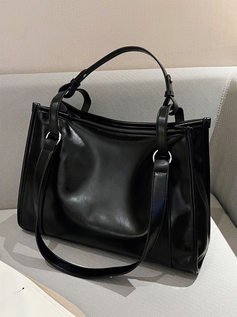 Minimalist Top Handle Square Bag