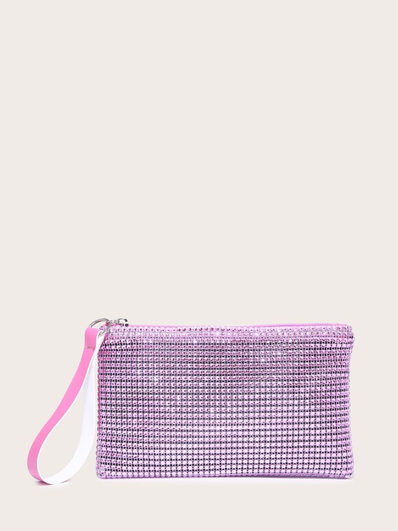 Rhinestone Decor Evening Bag