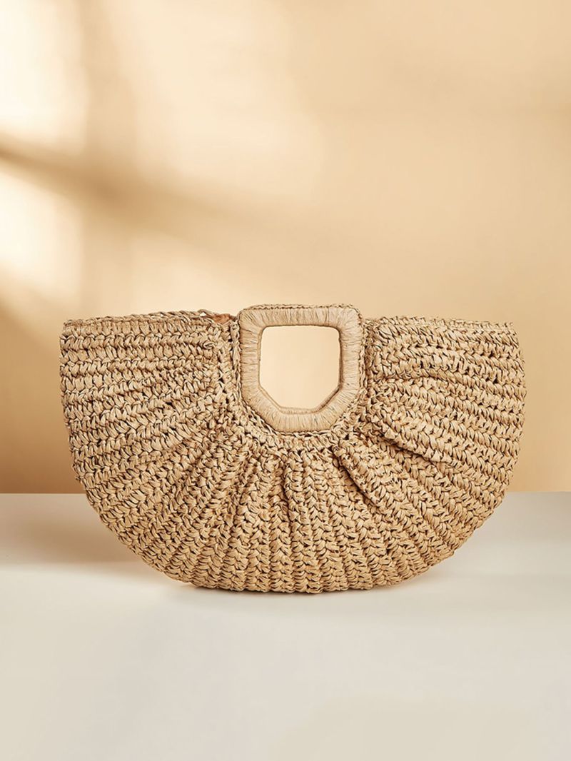 Minimalist Straw Bag