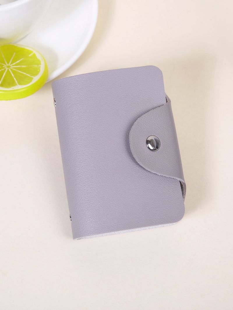 Minimalist Multiple Card Slots Studded Decor