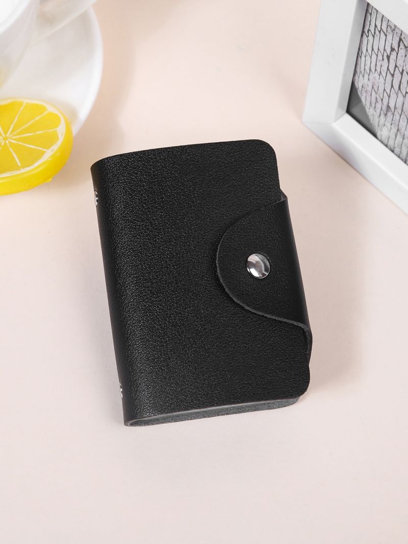 Minimalist Multiple Card Slots Studded Decor