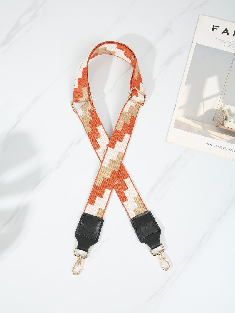 Embroidery Matching Luggage Hardware Accessories Bag Replacement Adjustable Wide Shoulder Strap