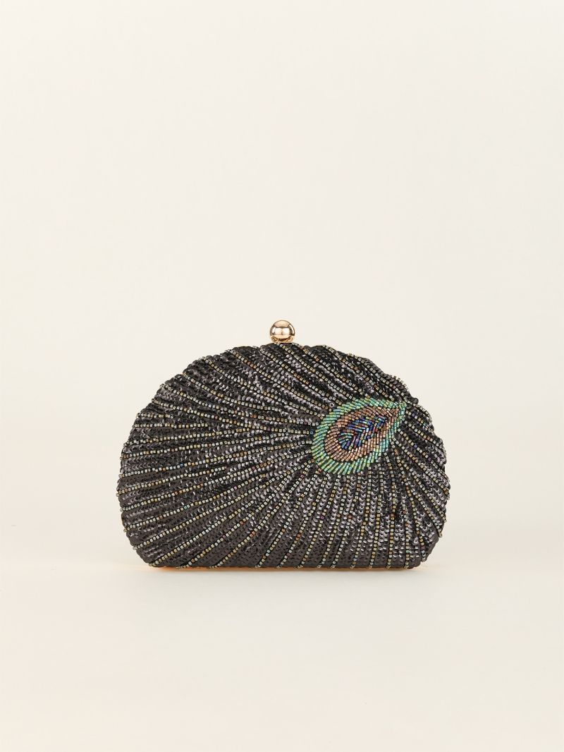 Mini Rhinestone Decor Chain Box Bag