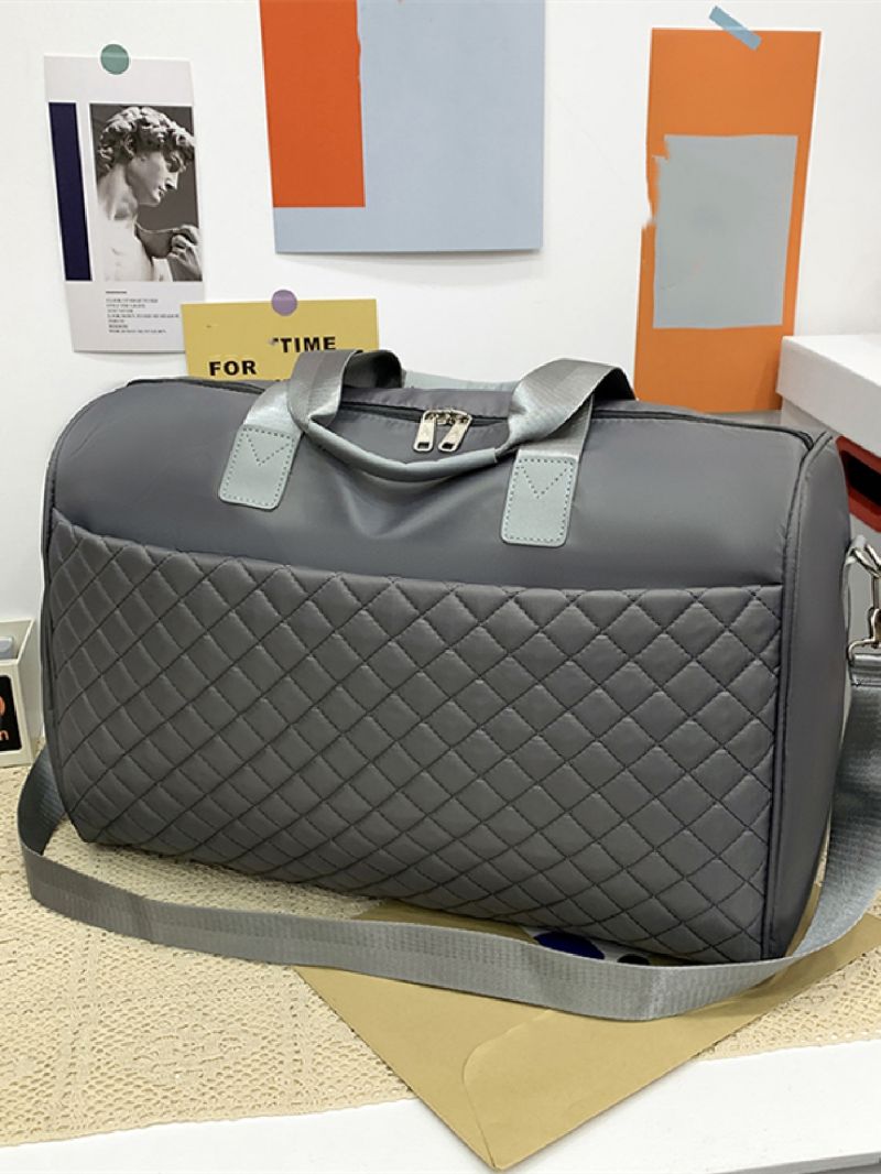 Quilted Detail Travel Bag