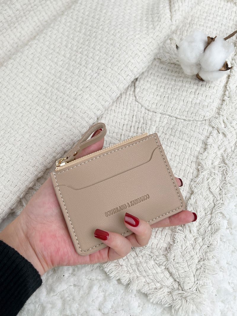 Letter Embossed Card Holder