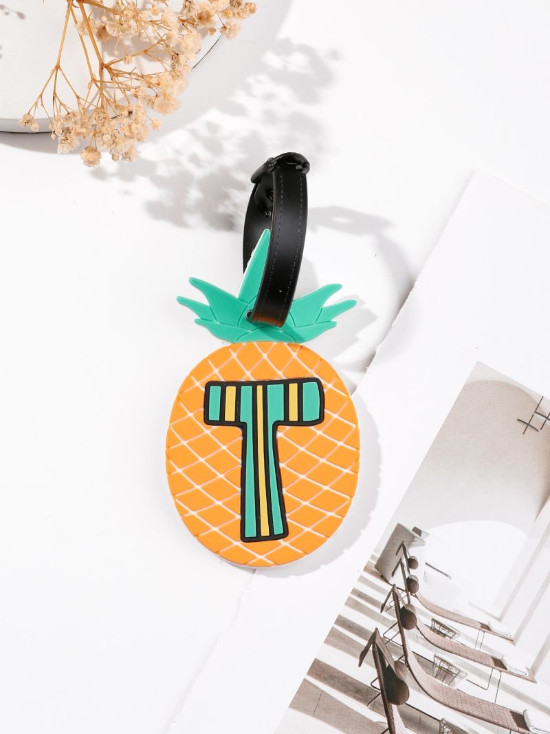 Pineapple Design Luggage Tag