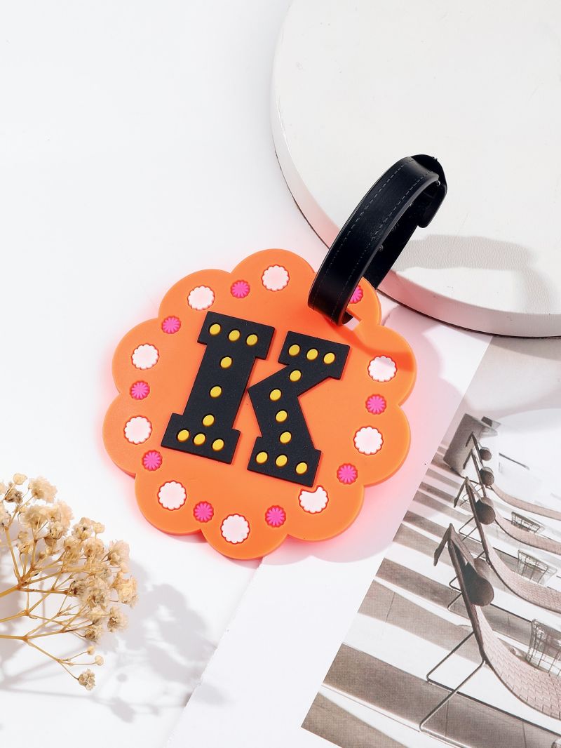 Letter Graphic Luggage Tag