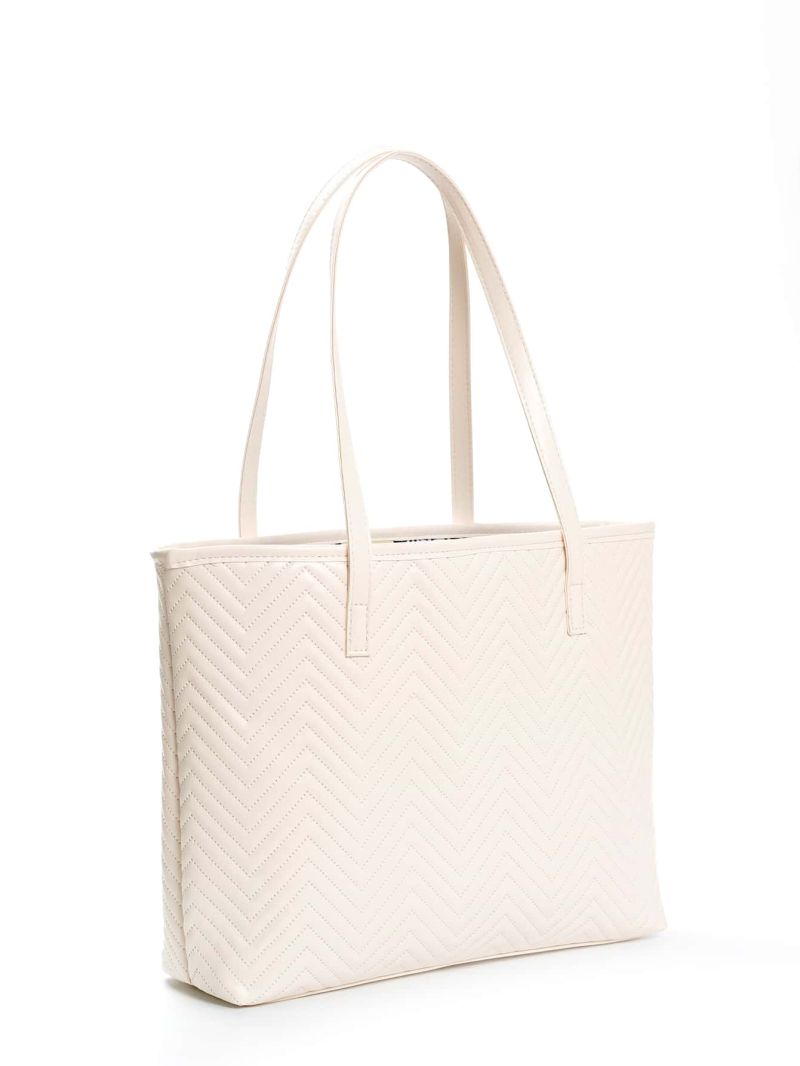 Plain Shoulder Tote Bag High-capacity Quilted Double Handle