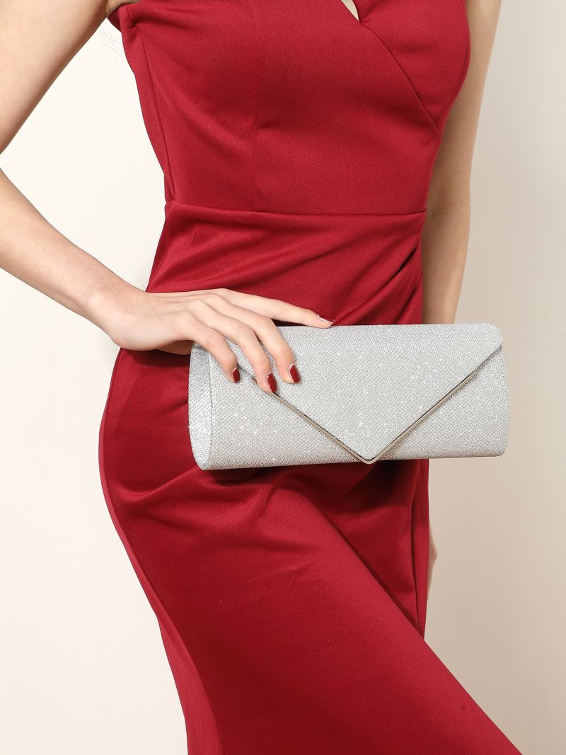 Glitter Flap Envelope Bag