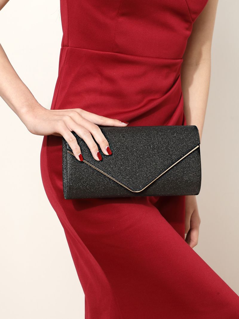 Glitter Flap Envelope Bag