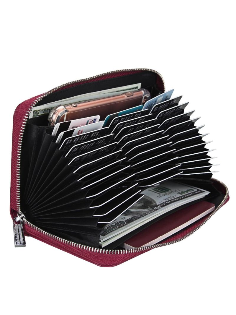 New PU Women Wallet Female Long RFID Anti-theft Purse Phone Bag Large Capacity Money Bag