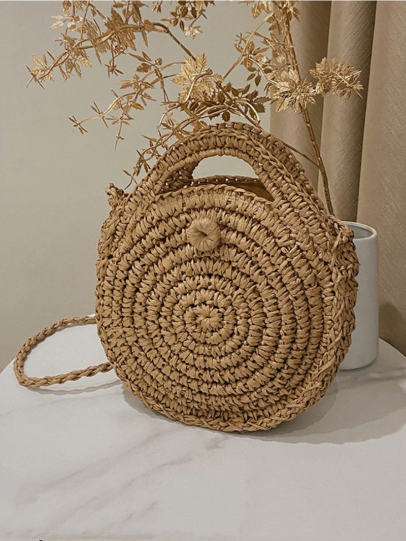 Minimalist Straw Bag