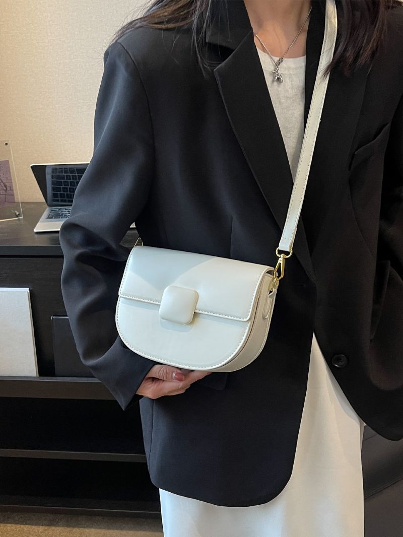 Mini Minimalist Flap Saddle Bag