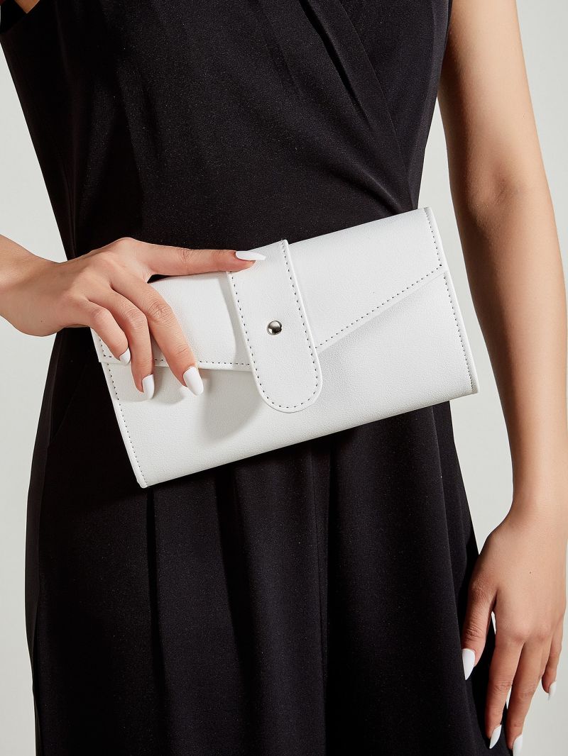 Minimalist Flap Clutch Bag