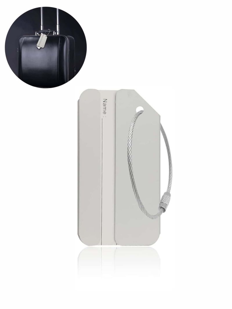 Metallic Pattern Luggage Tag