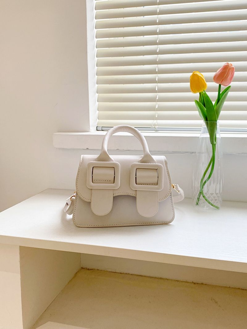 Mini Buckle Decor Flap Square Bag