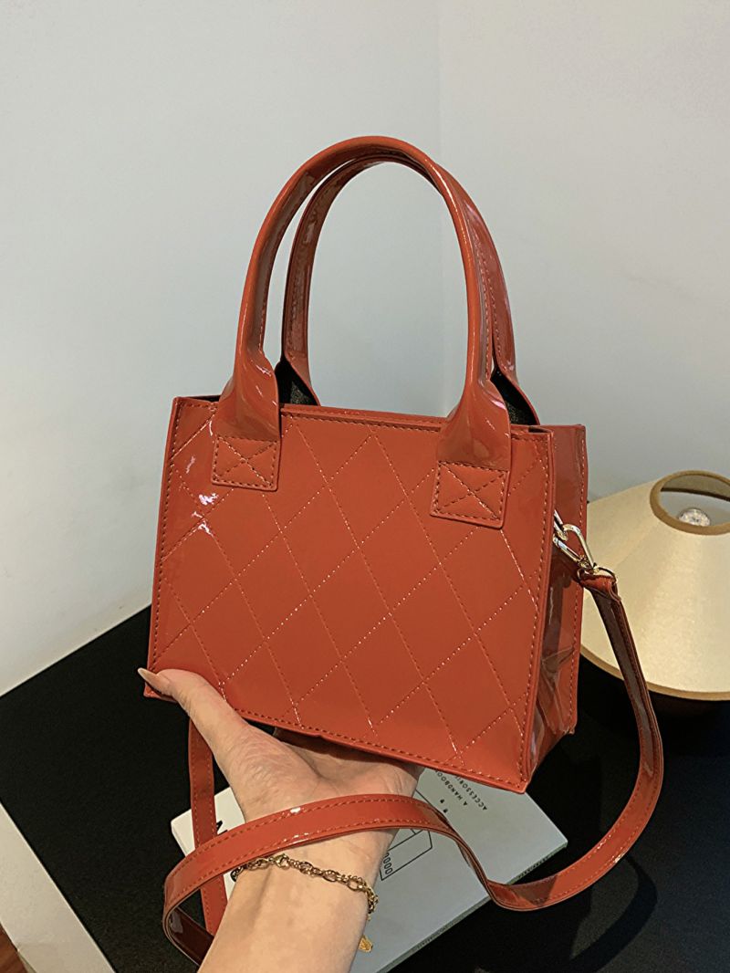 Mini Stitch Detail Square Bag