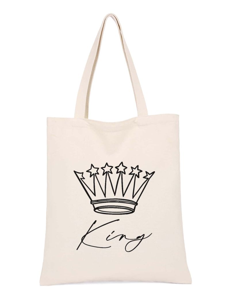 Crown Graphic Shopper Bag