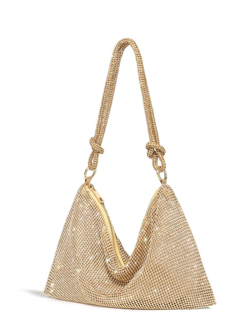 Rhinestone Purse Women Evening Bag Sparkly Mini Handbag Clutch for Night Out