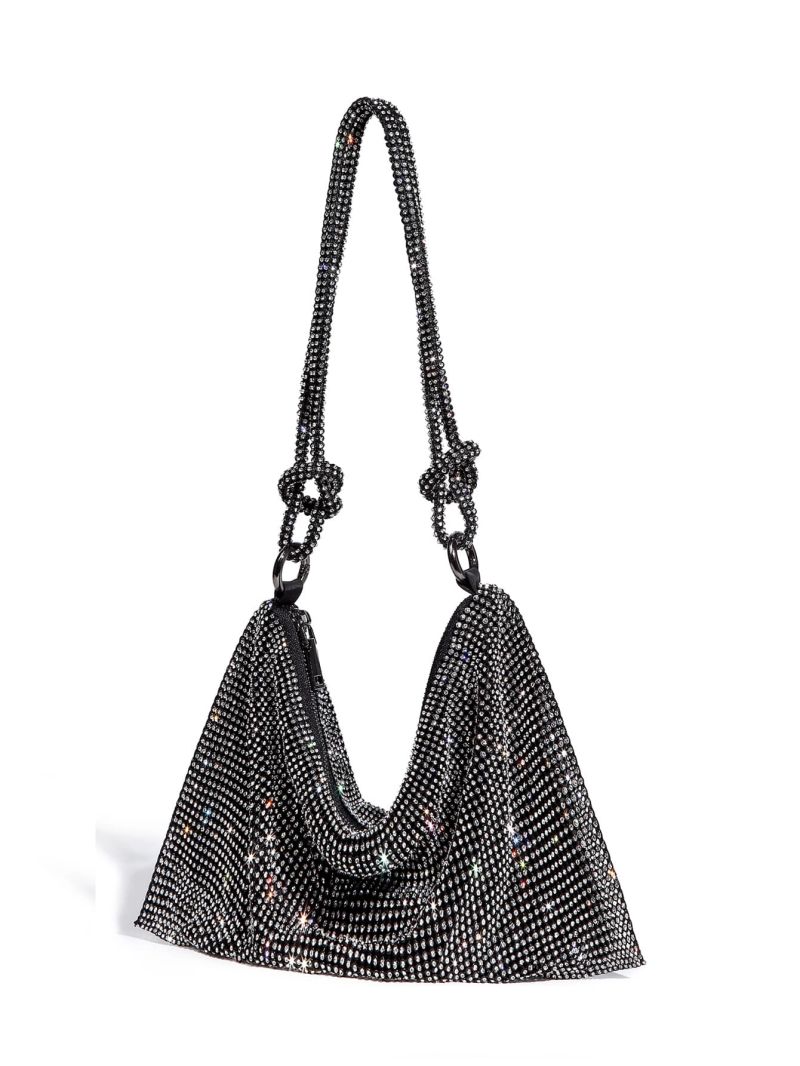 Rhinestone Purse Women Evening Bag Sparkly Mini Handbag Clutch for Night Out