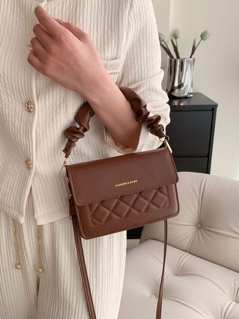 Mini Quilted Flap Square Bag