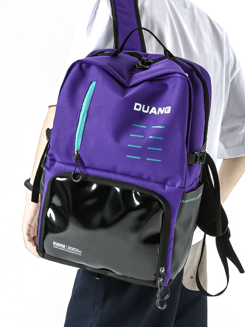 Men Letter Graphic Casual Daypack