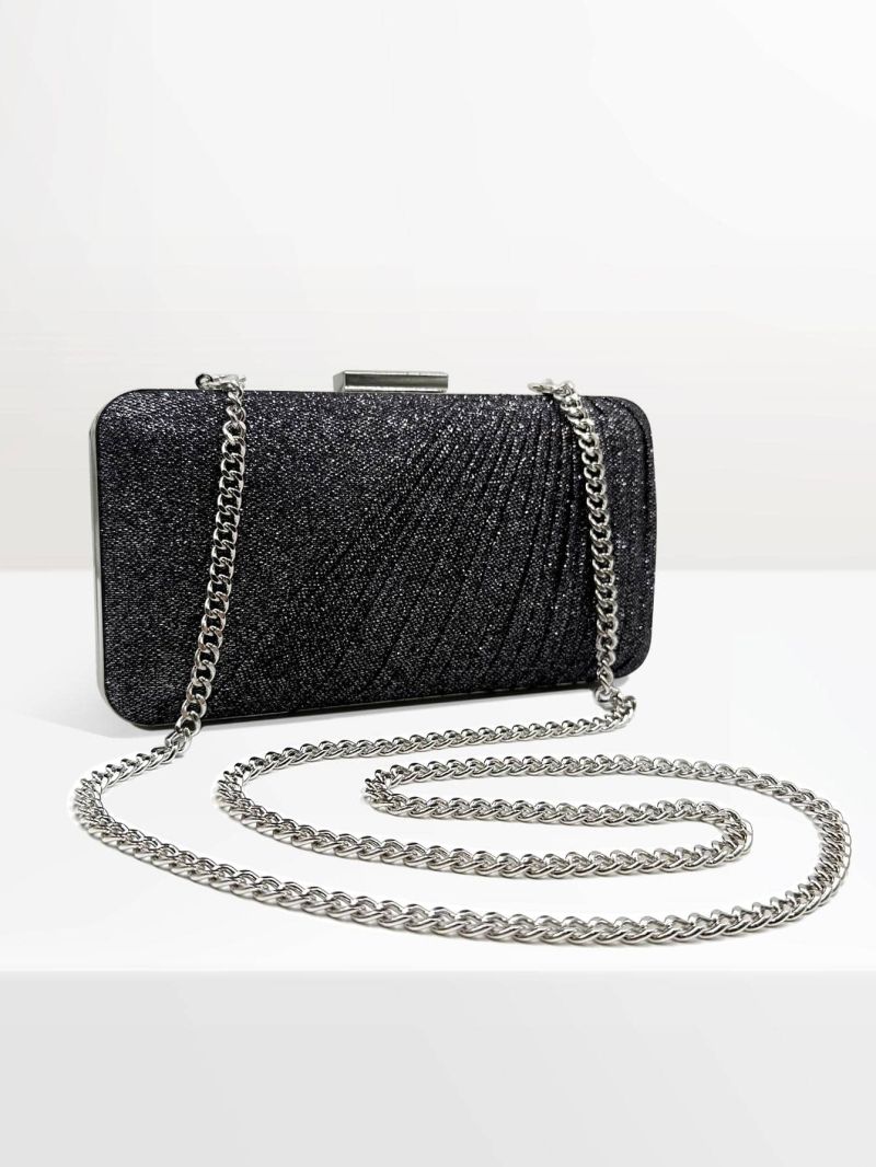 Mini Glitter Chain Box Bag