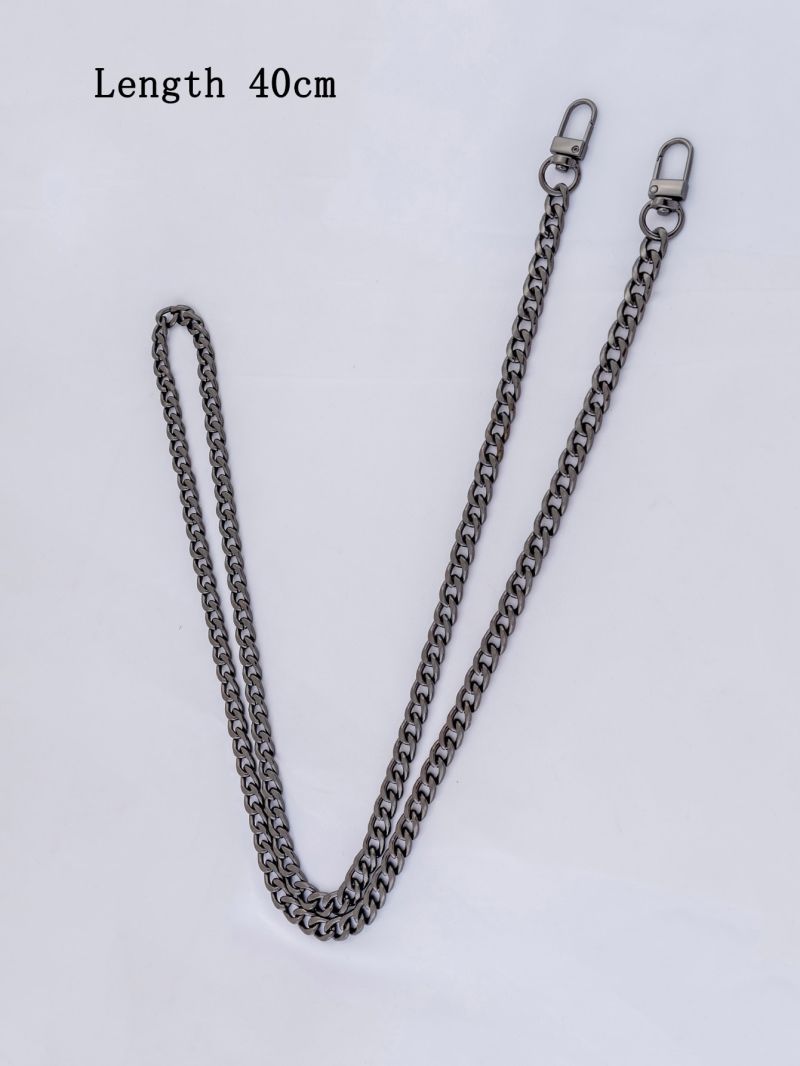 Steel Bag Chains 9mm DIY Detachable Purse Chain Bag Belts Straps for Handbags Handle Shoulder Strap
