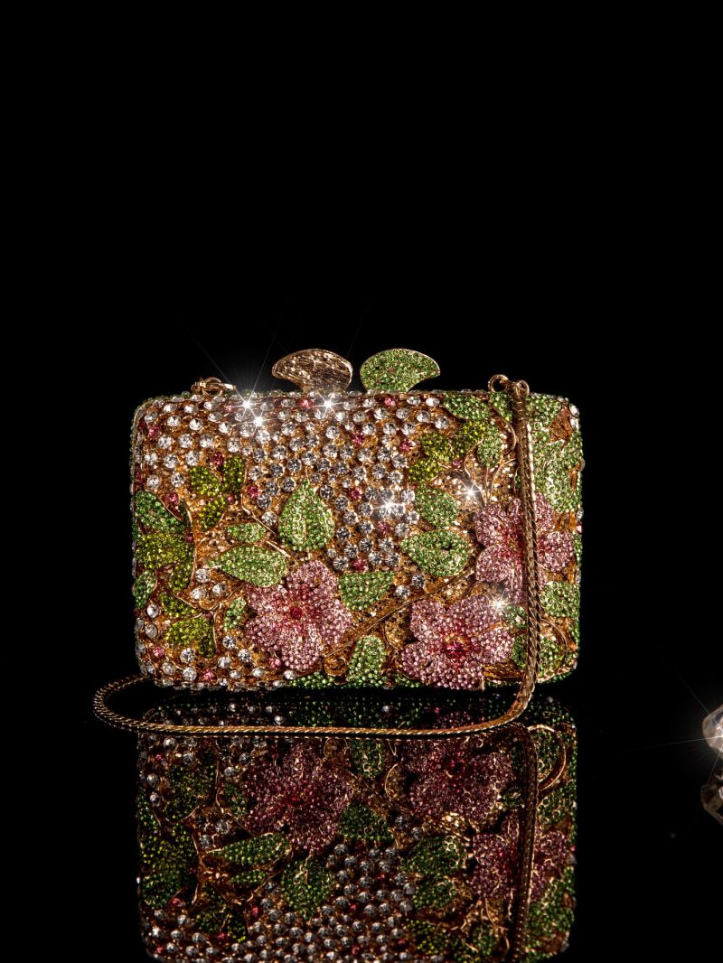 Mini Rhinestone Decor Box Bag, Mothers Day Gift For Mom