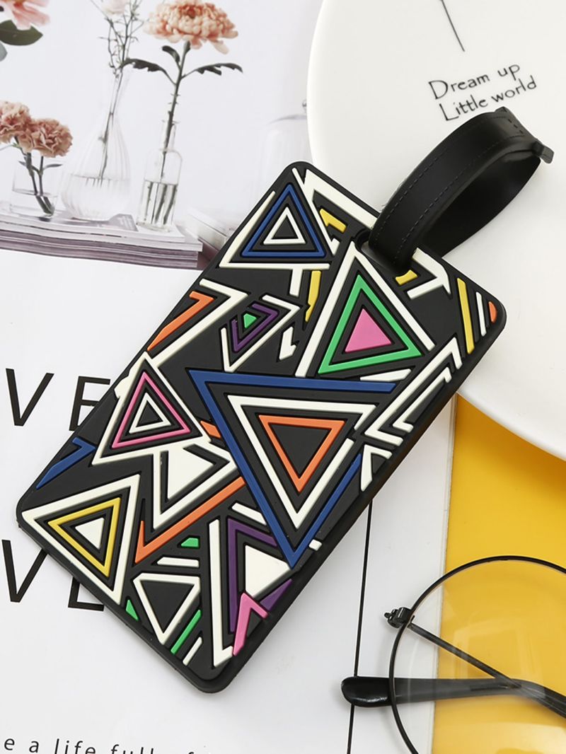 Fashion Silicone Luggage Tag Women Travel Accessories Silica Gel Suitcase ID Address Holder Baggage