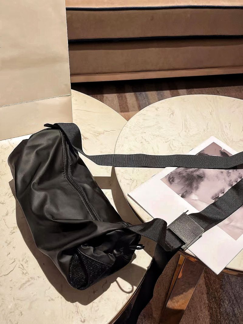 Drawstring Design Hobo Bag Waterproof For Gym Travel