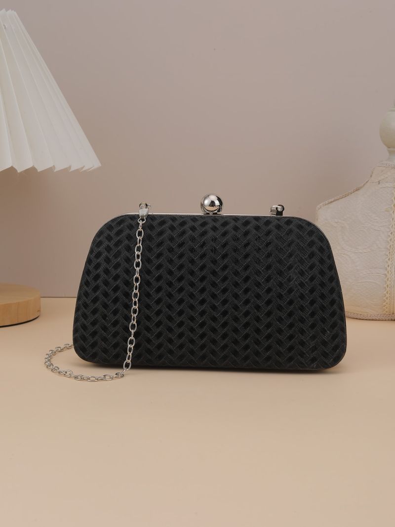 Glitter Box Bag Mini Clip Top For Party Prom