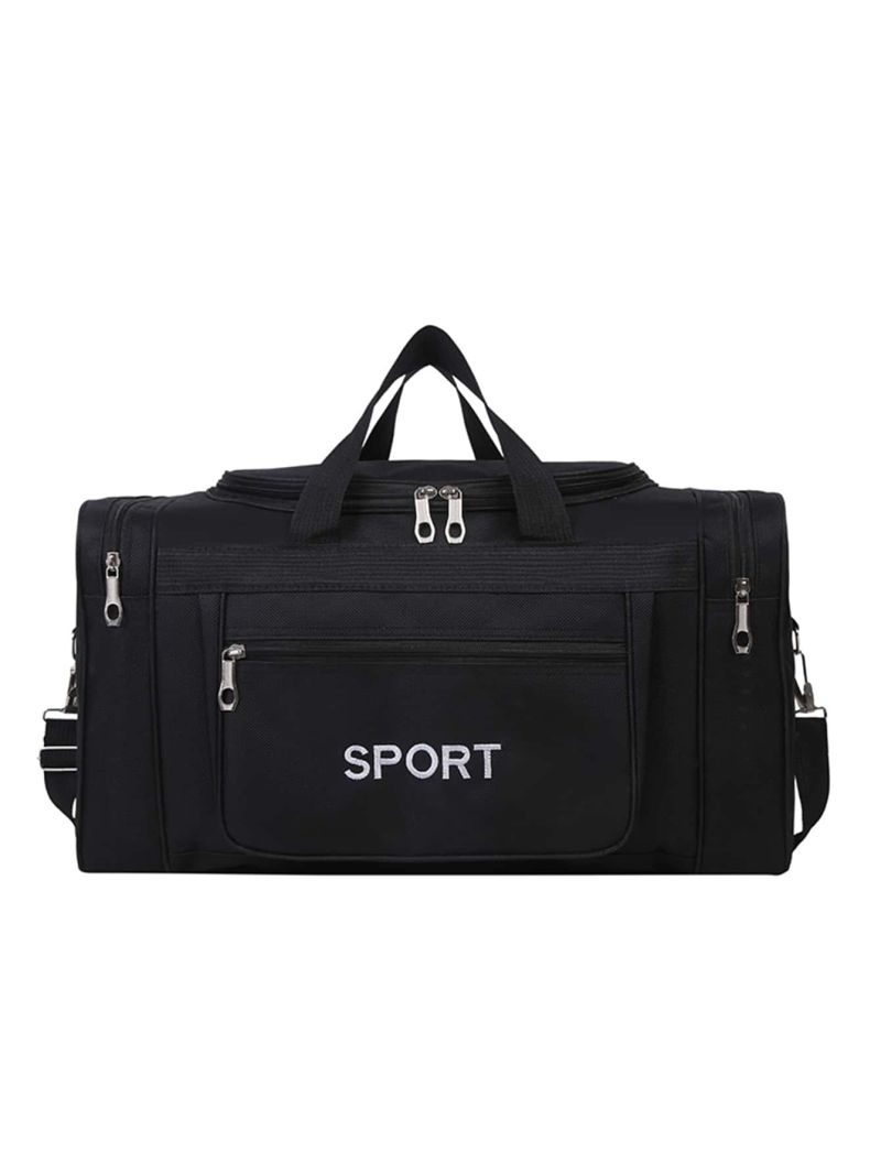 Large Capacity Travel Bag Letter Graphic For Traveling