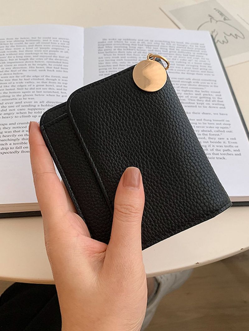 Minimalist Classic Card Holder Black Bifold