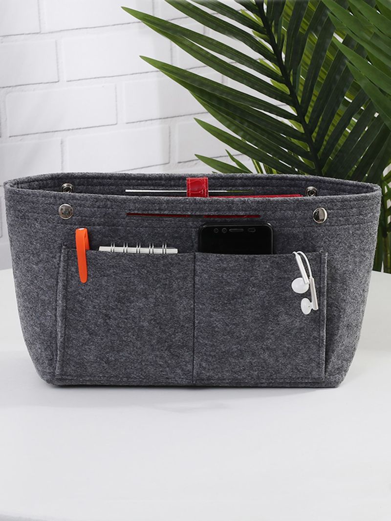 Pocket Front Bag Insert Gray