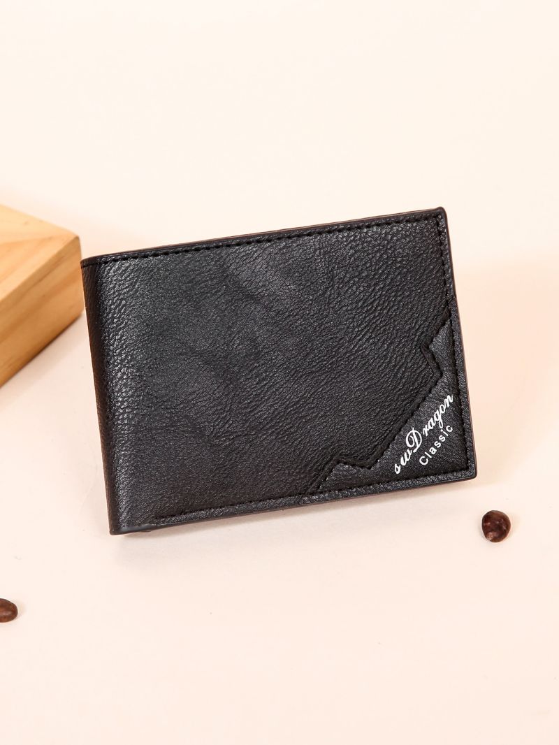Letter Graphic Small Wallet Bifold