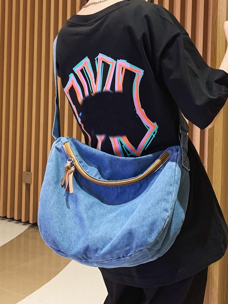 Large Capacity Hobo Bag Unisex Style