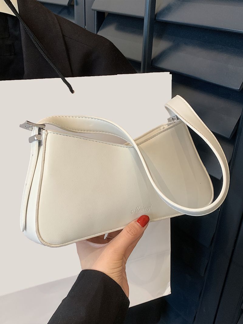 Medium Hobo Bag Beige Adjustable Strap For Daily