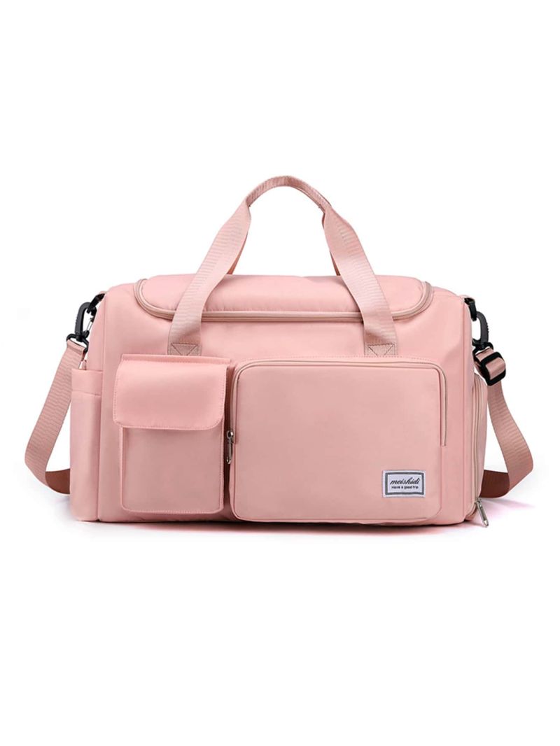 Women's Travel Bag, Weekender Carry On Sports Gym Bag Workout Duffel Bag Overnight Shoulder Bag