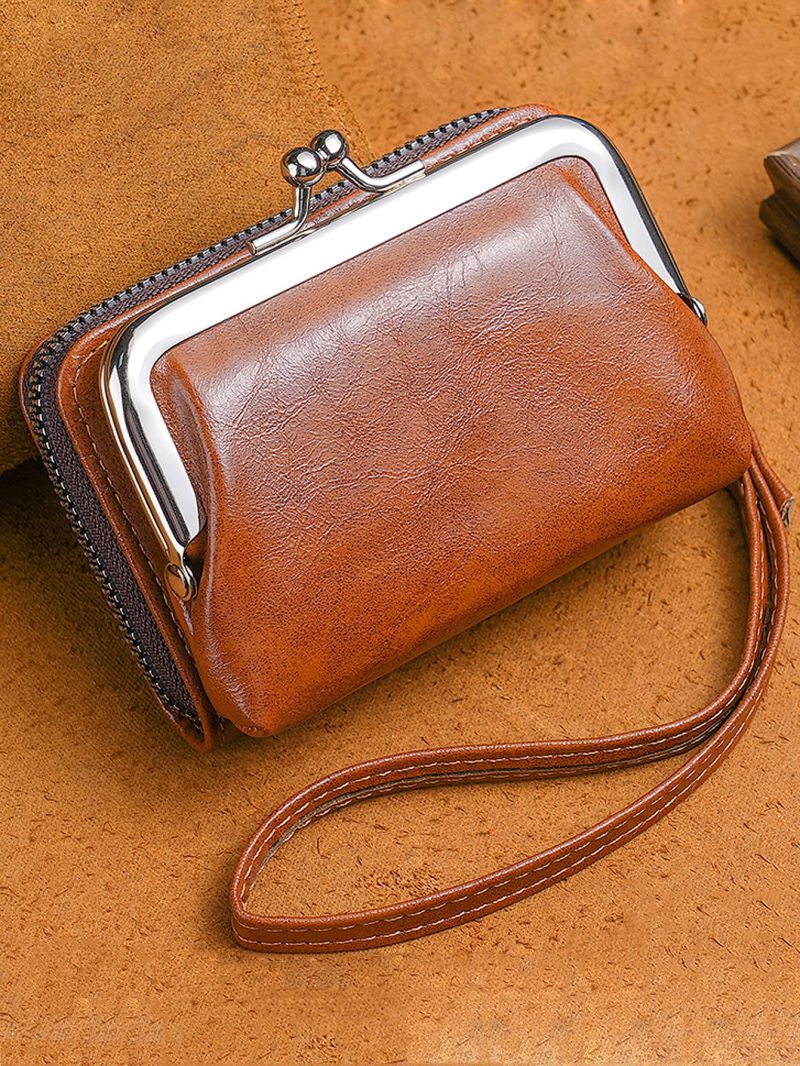 Mini Coin Purse Fashionable PU Zipper For Daily Decoration